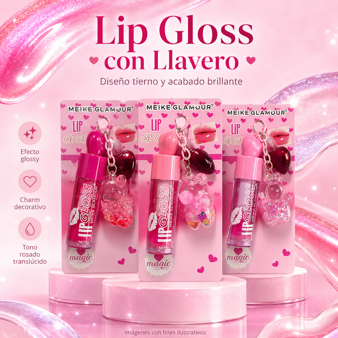 Llavero Gloss + Tinta 🐻 