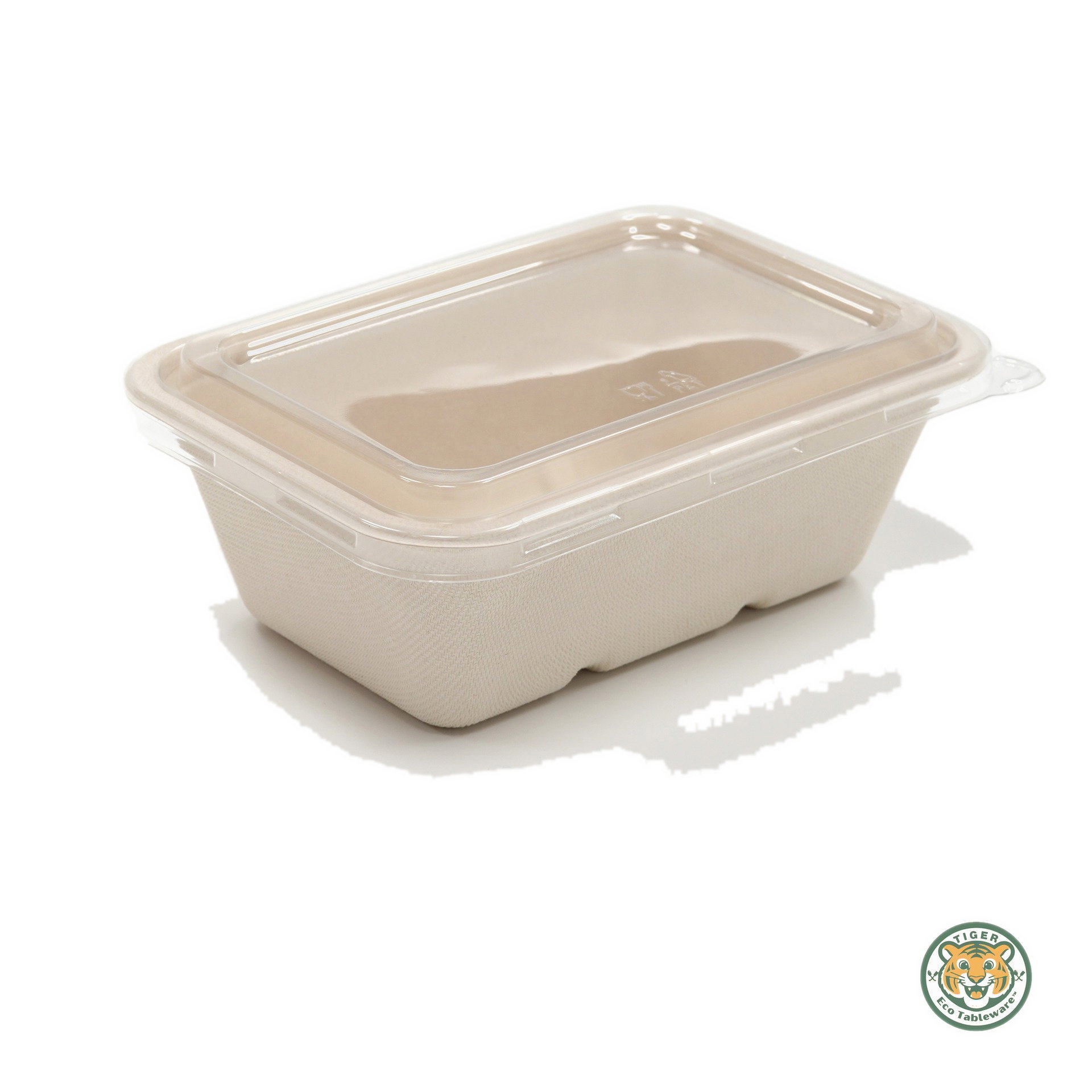 Bagasse Rectangular Box / 750ml / Brown (RM0.3230/pc)_1