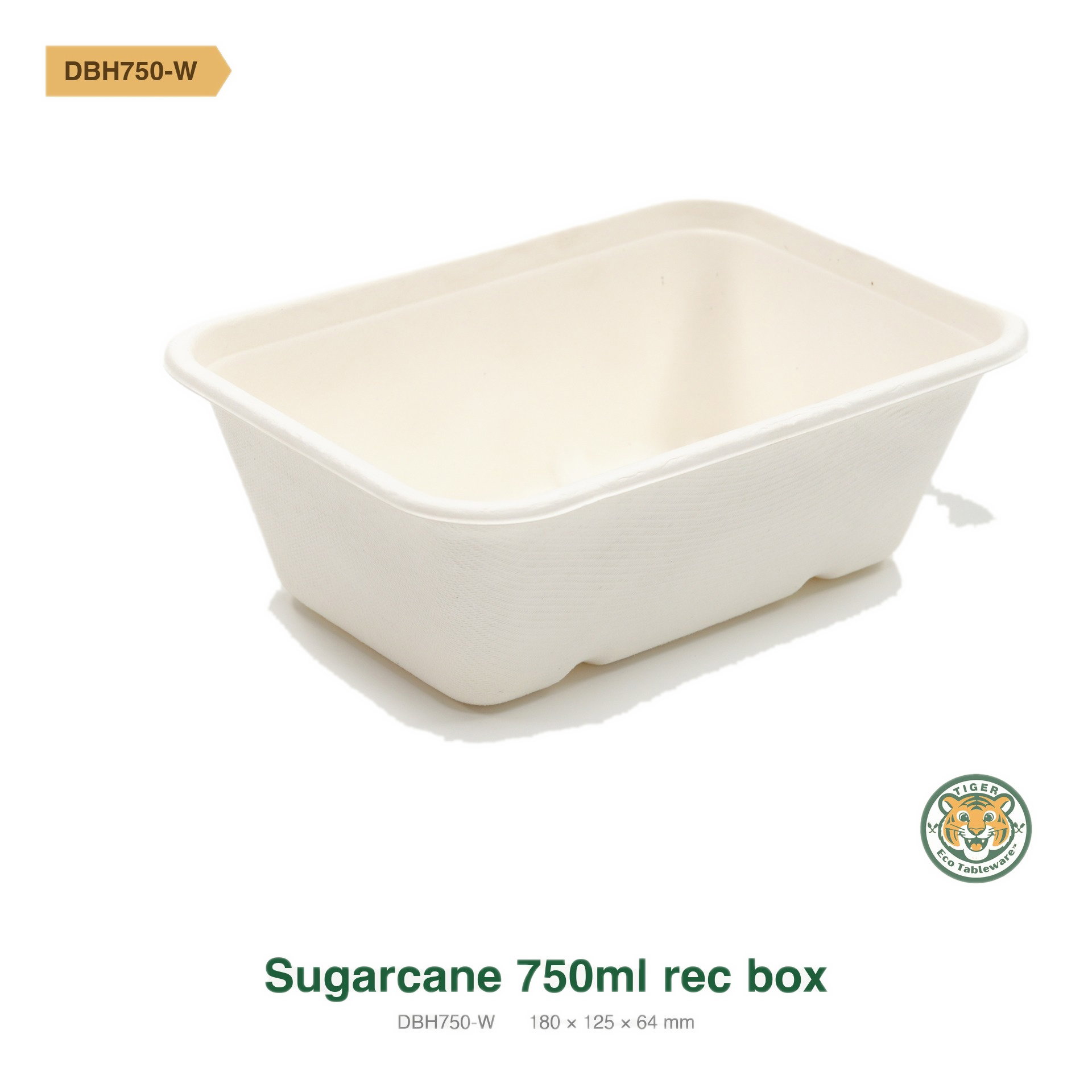 Bagasse Rectangular Box / 750ml / White (RM0.3230/pc)_0
