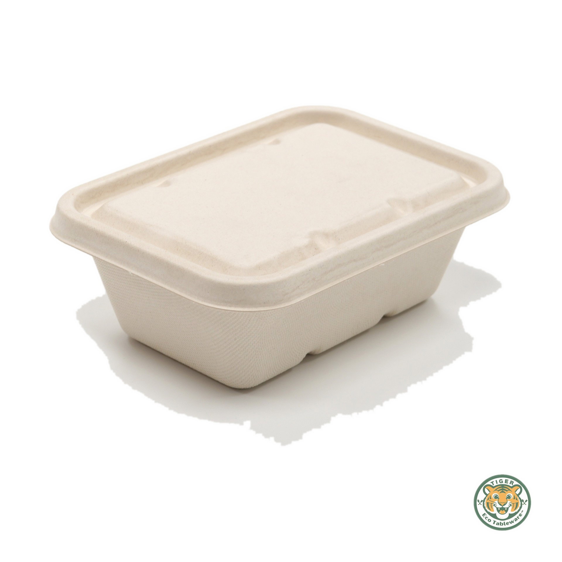 Bagasse Pulp Lid of 450–1000ml Box / Brown (RM0.2226/pc)_3