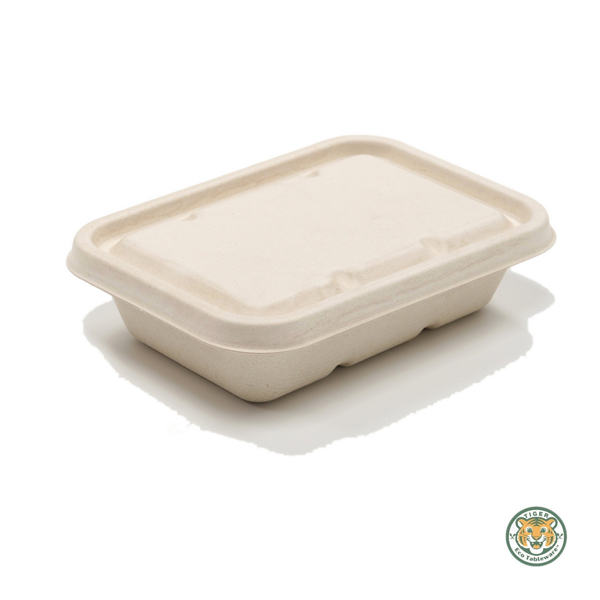 Bagasse Pulp Lid of 450–1000ml Box / Brown (RM0.2226/pc)_2