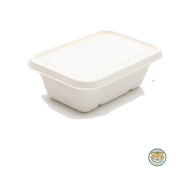 Bagasse Pulp Lid of 450–1000ml Box / White (RM0.2226/pc)
