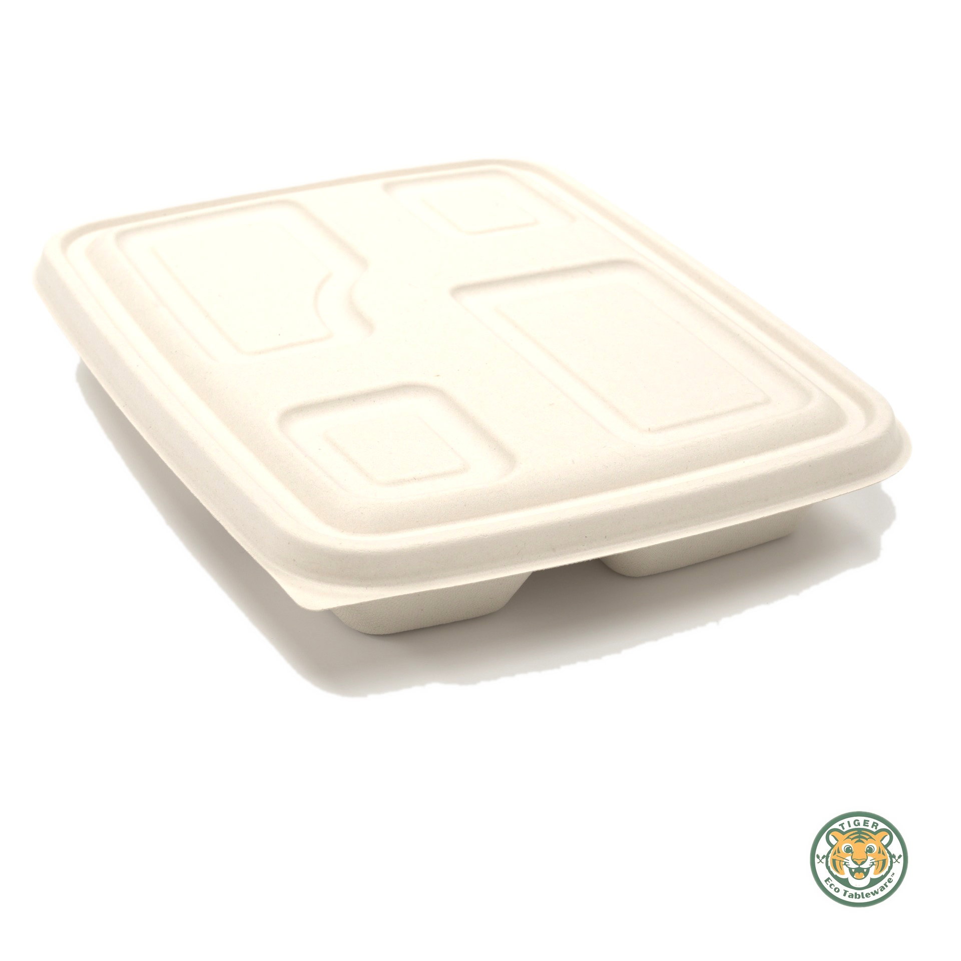 Bagasse 4 Compartment Deep Tray / Brown (RM0.5828/pc)_1