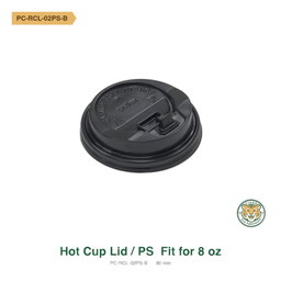 PS Cup Lid 80mm for Paper Cup 8oz (RM0.0774/pc)
