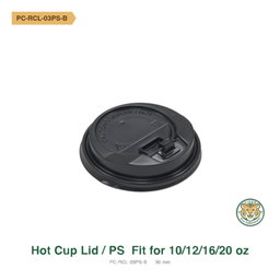 PS Cup Lid 90mm for Paper Cup 10–20oz (RM0.1050/pc)