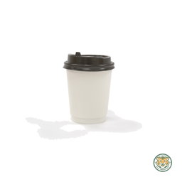 Paper Cup / 8oz / Double Wall / White (RM0.1845/pc)