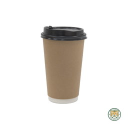 Paper Cup / 16oz / Double Wall / Brown (RM0.2684/pc)