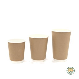Paper Cup / 16oz / Double Wall / Brown (RM0.2684/pc)