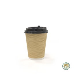 Paper Ripple Cup / 12oz / Brown (RM0.2261/pc)