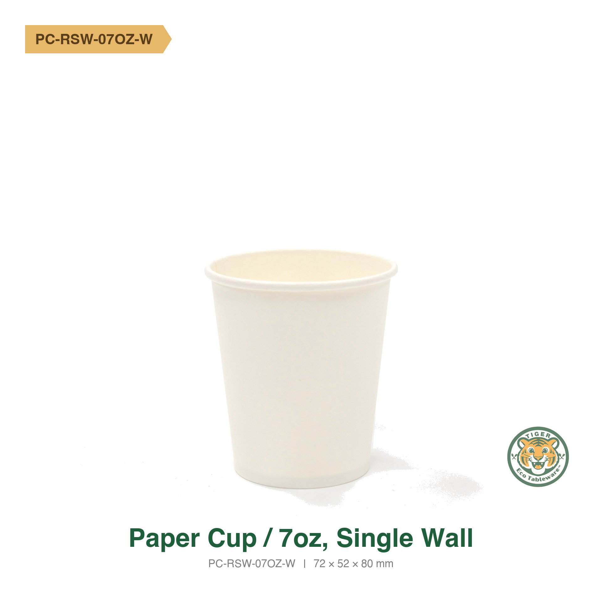 Paper Cup / 7oz / Single Wall (RM0.0522/pc)_0
