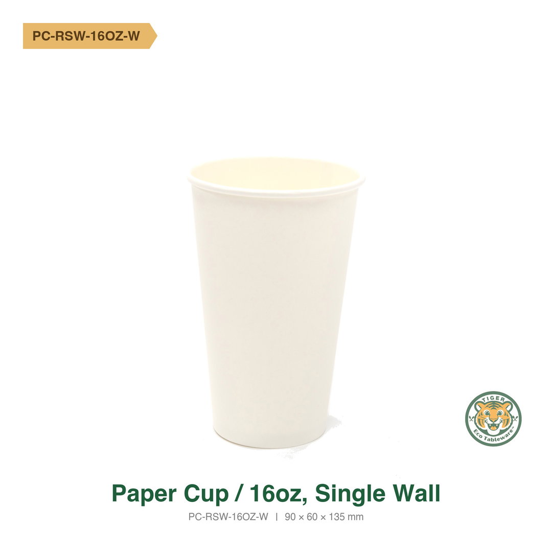 Paper Cup / 16oz / Single Wall (RM0.1444/pc)