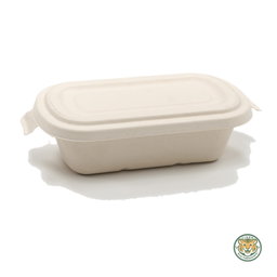 Bagasse Pulp Lid for RC Container / Brown (RM0.3240/pc)
