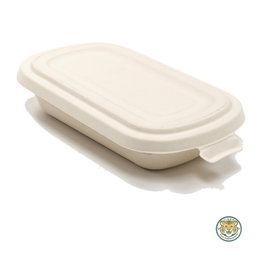 Bagasse Pulp Lid for RC Container / Brown (RM0.3240/pc)
