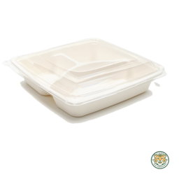 PET Lid for Bagasse 9" Trays (RM0.5426/pc)
