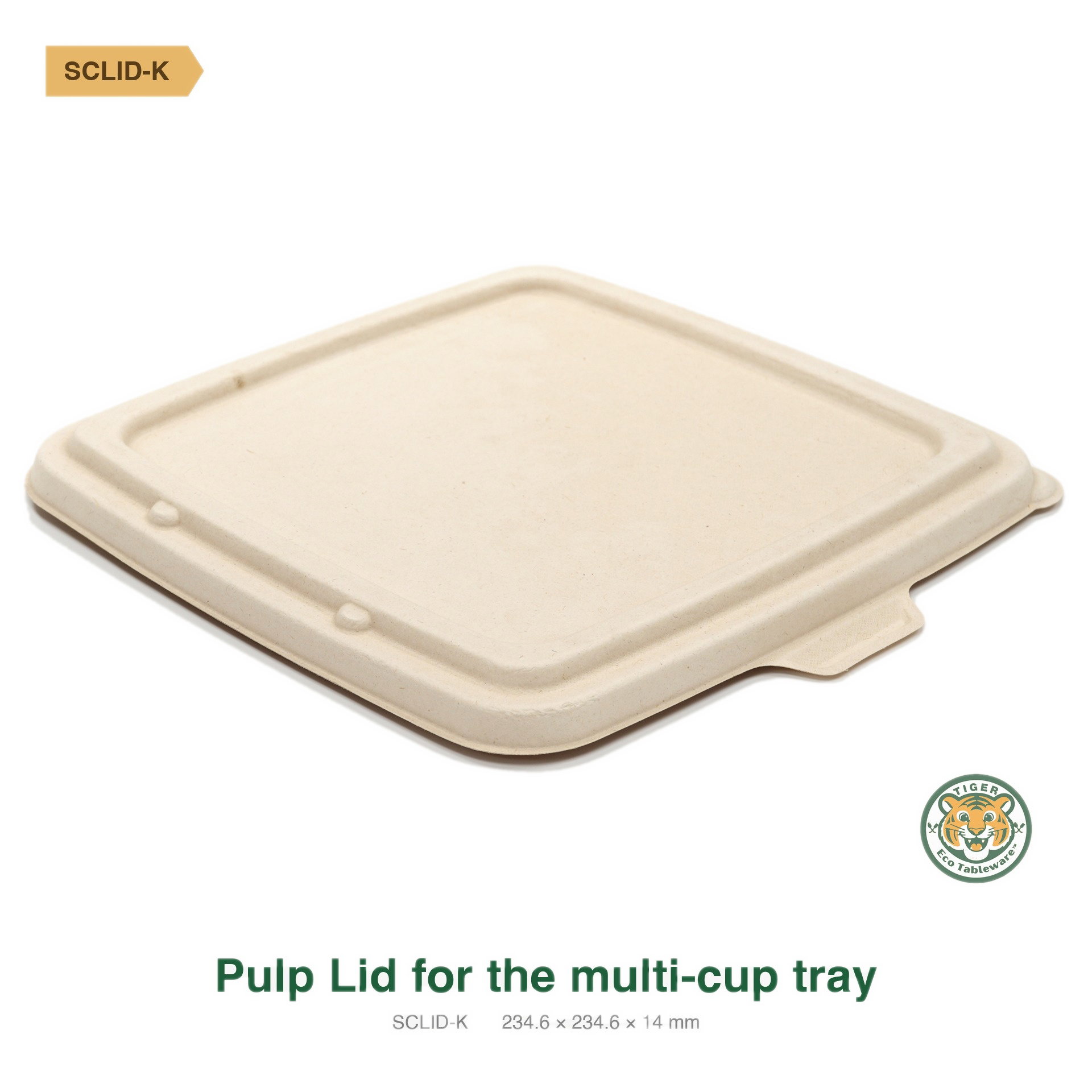 Bagasse Pulp Lid for 9" Trays / Brown (RM0.3880/pc)_0