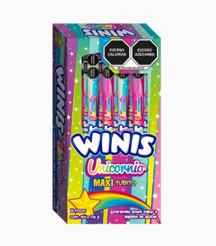 MAXI TUBITO UNICORNIO WINIS DISP C/16 PZS_0