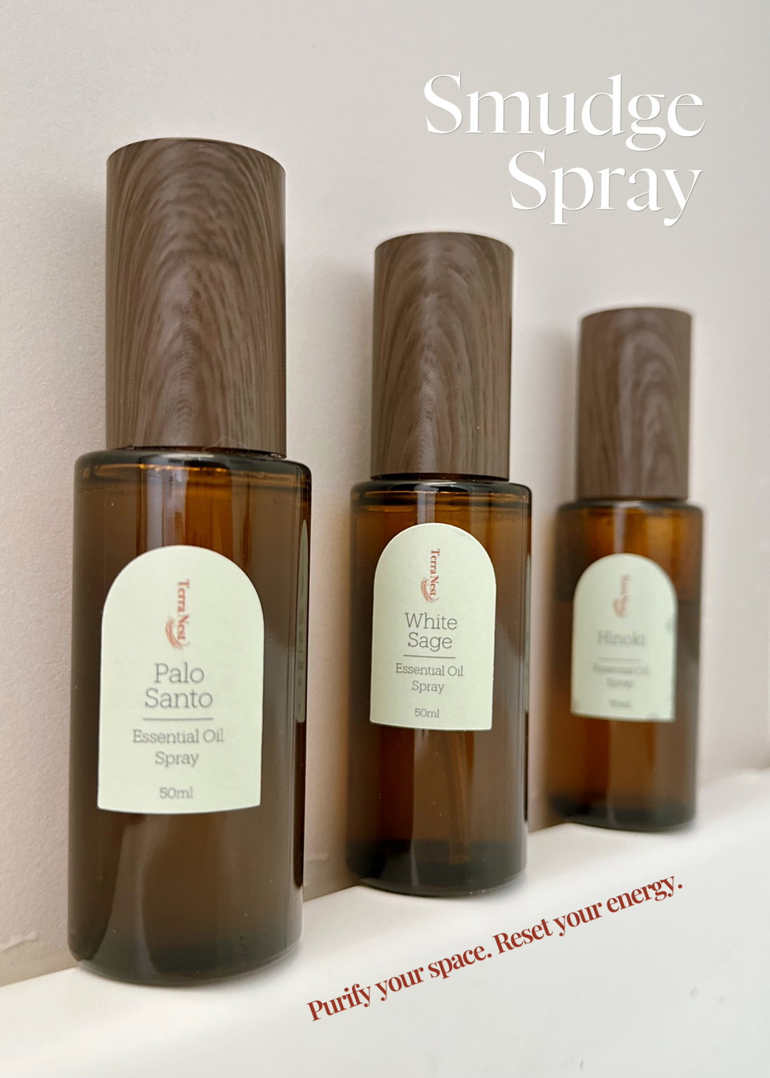 All-Natural Smudge Spray | 10 & 50ml