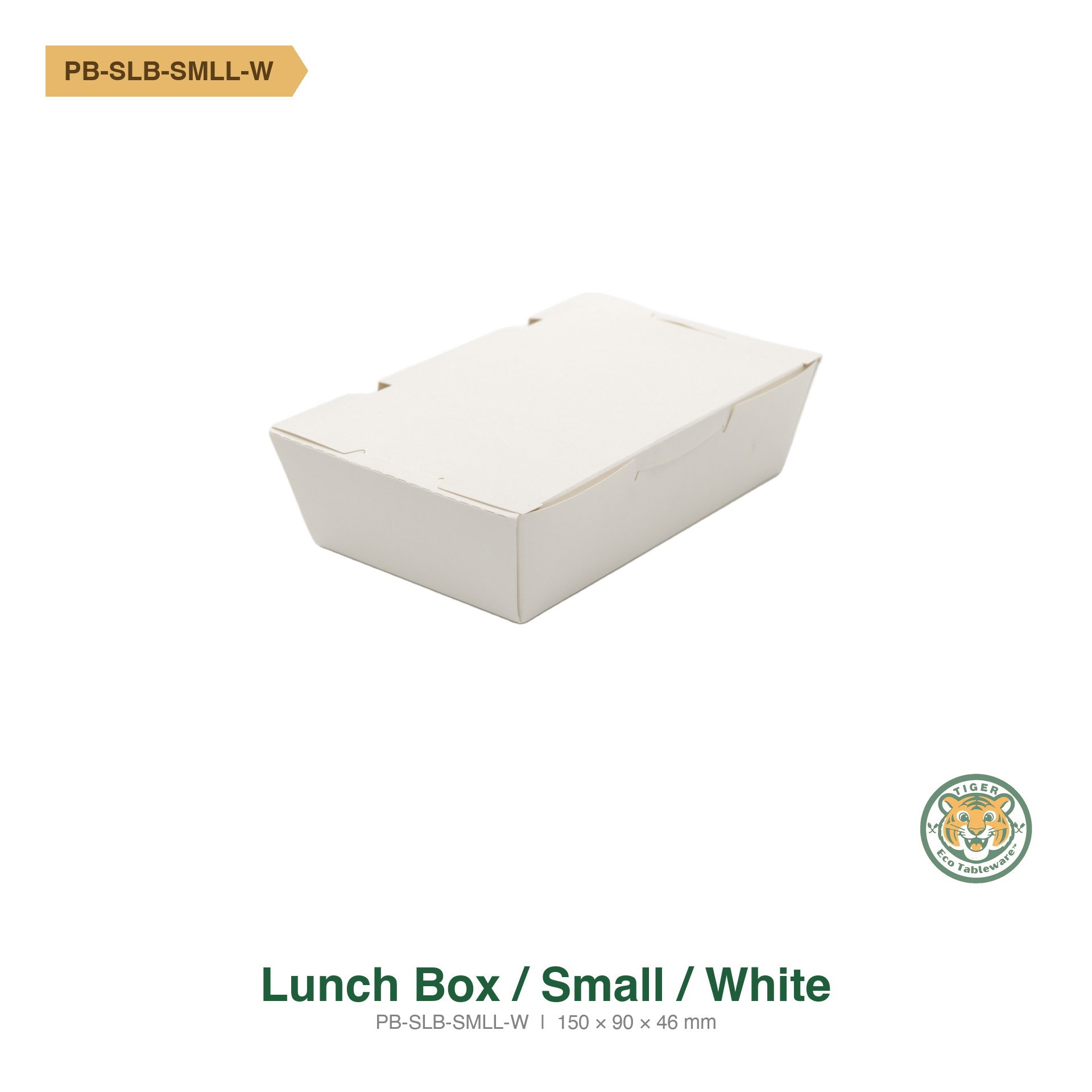 Paper Lunch Box / Small / White (RM0.1950/pc)_1