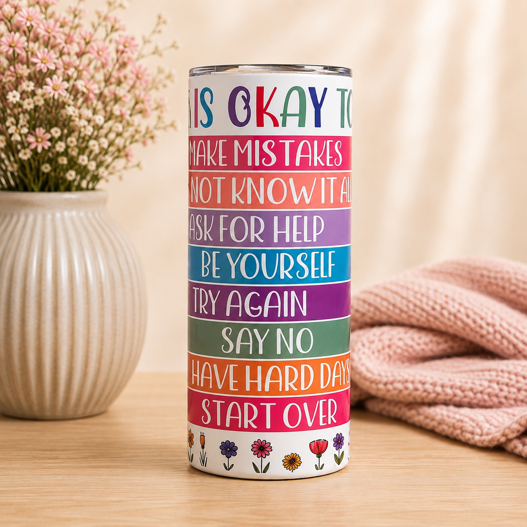 SKINNY TUMBLER BE YOUSELF