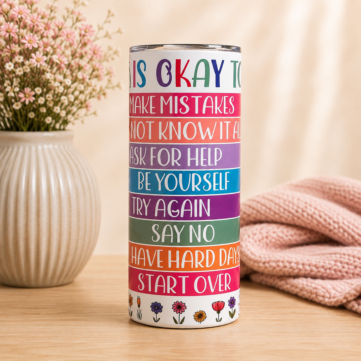 SKINNY TUMBLER BE YOUSELF