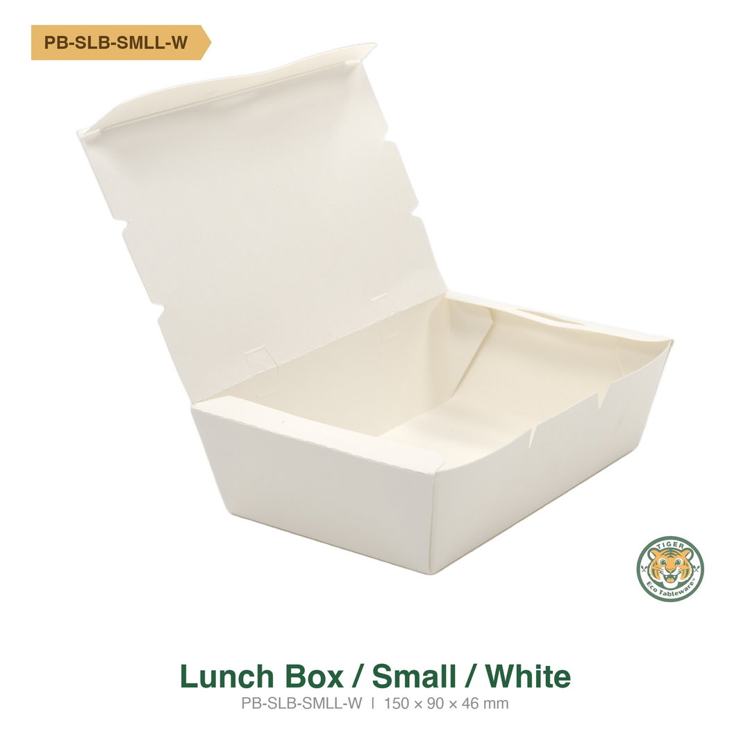 Paper Lunch Box / Small / White (RM0.1950/pc)