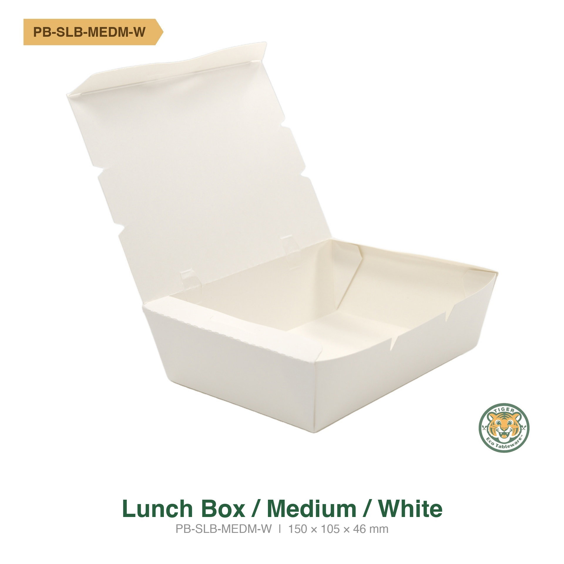 Paper Lunch Box / Medium / White (RM0.2100/pc)_0
