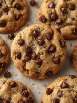 Cookie chocolat noir et fleur de sel
