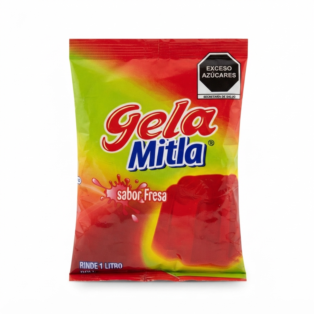 Gelatina sabor Fresa 130gr MITLA