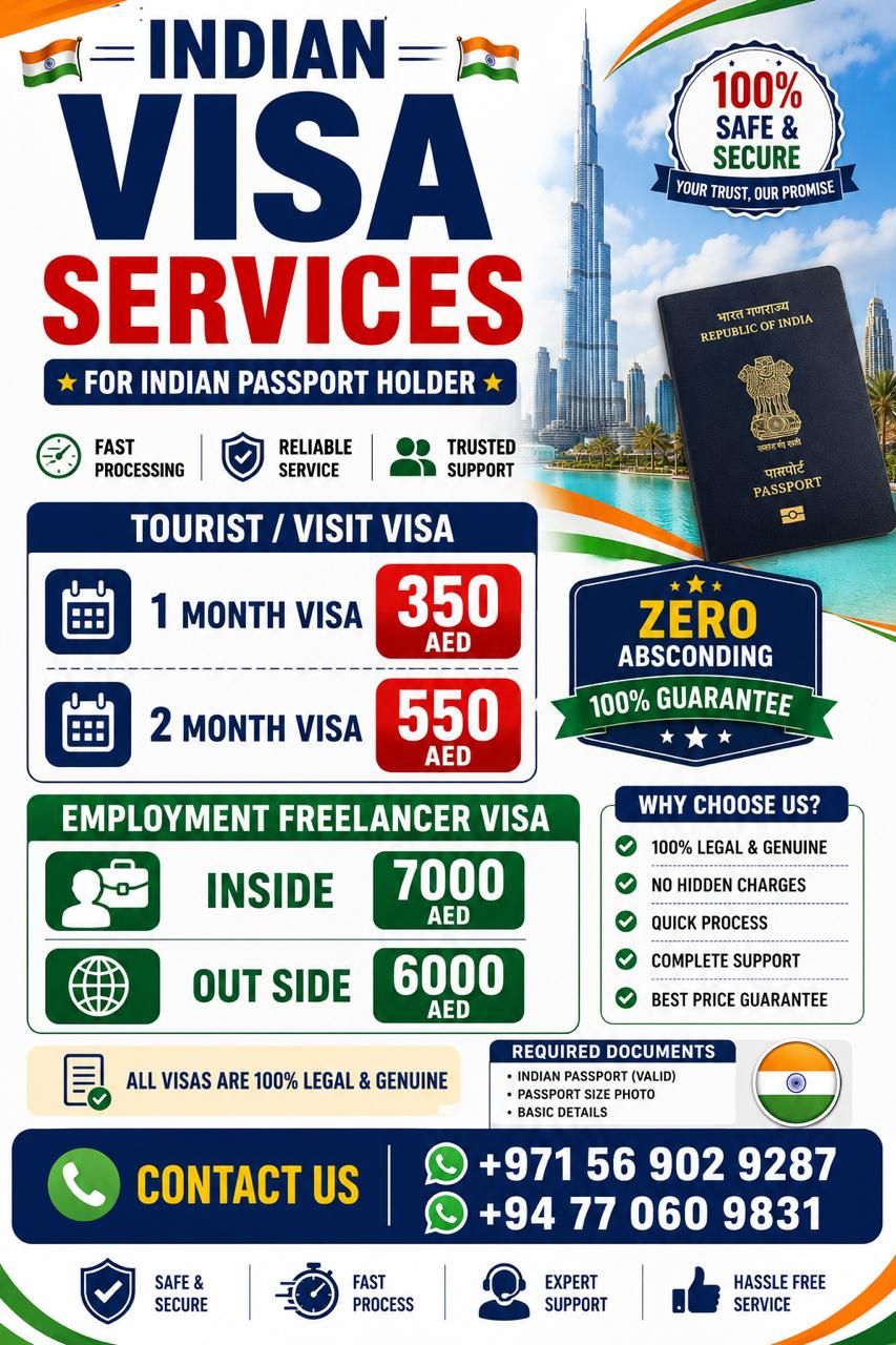 1 Month UAE Visit Visa For Indian_0
