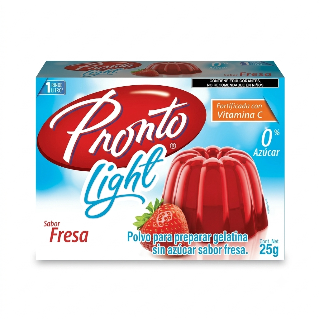 Gelatina Fresa Ligth PRONTO