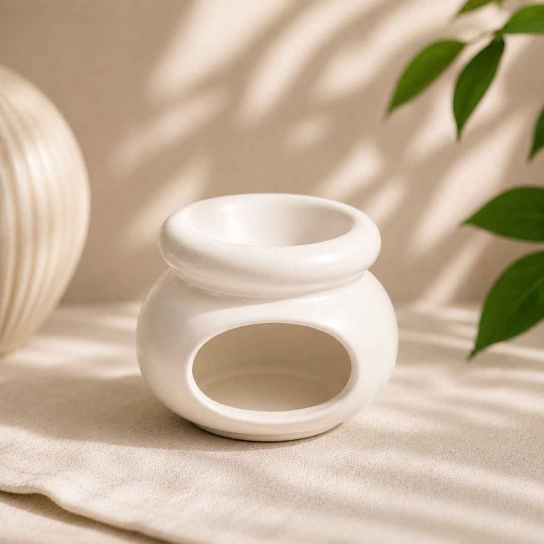 BRÛLEUR COCON BLANC