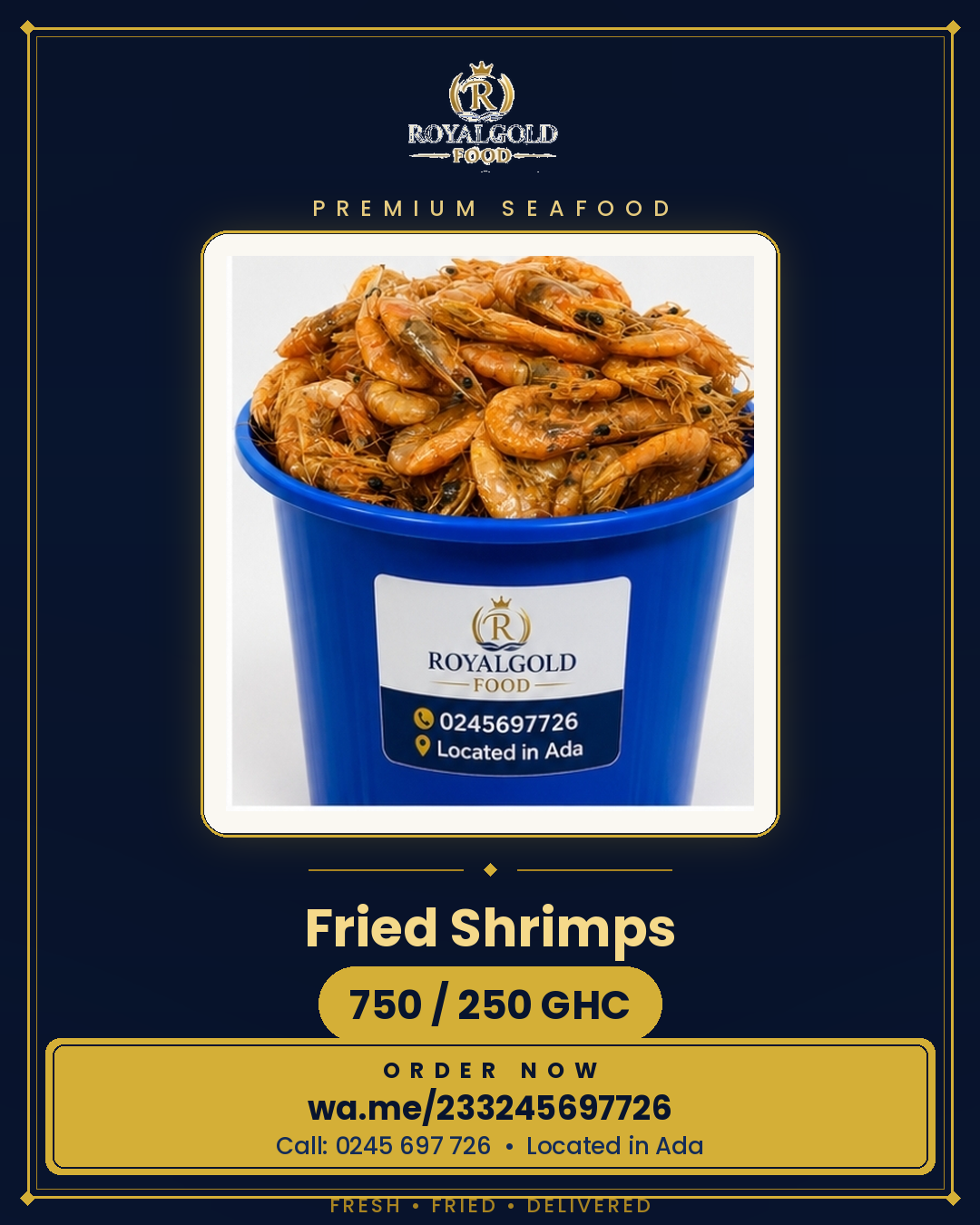 Fried shrimp