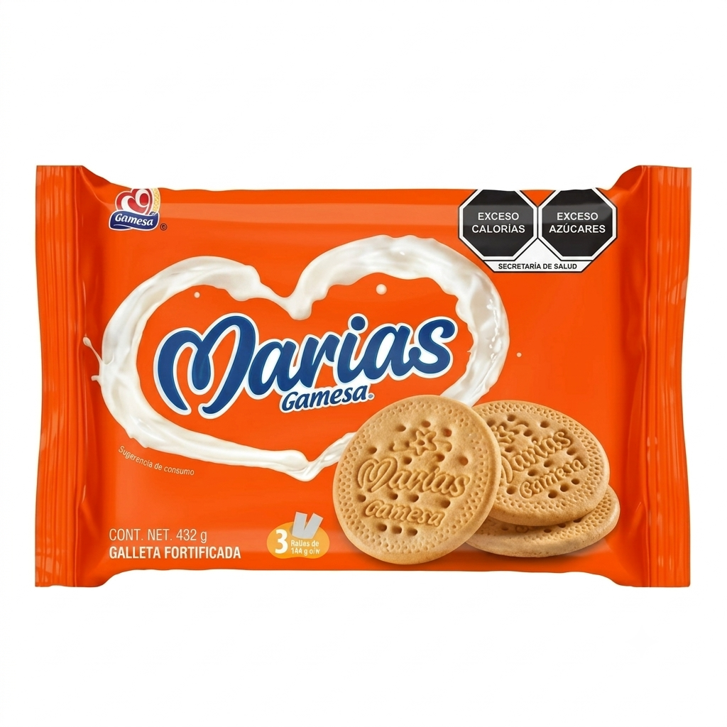 3 Tubos 432 gr MARIAS