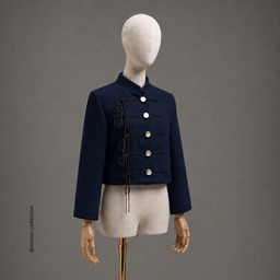 Chaqueta Shān, Azul Noche/Negro