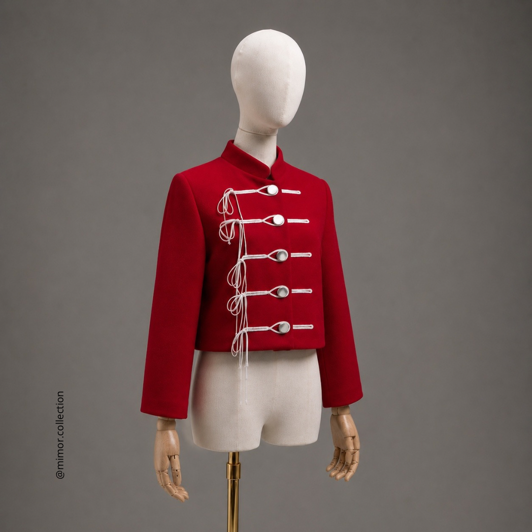 Chaqueta Shān, Rojo/Blanco_1
