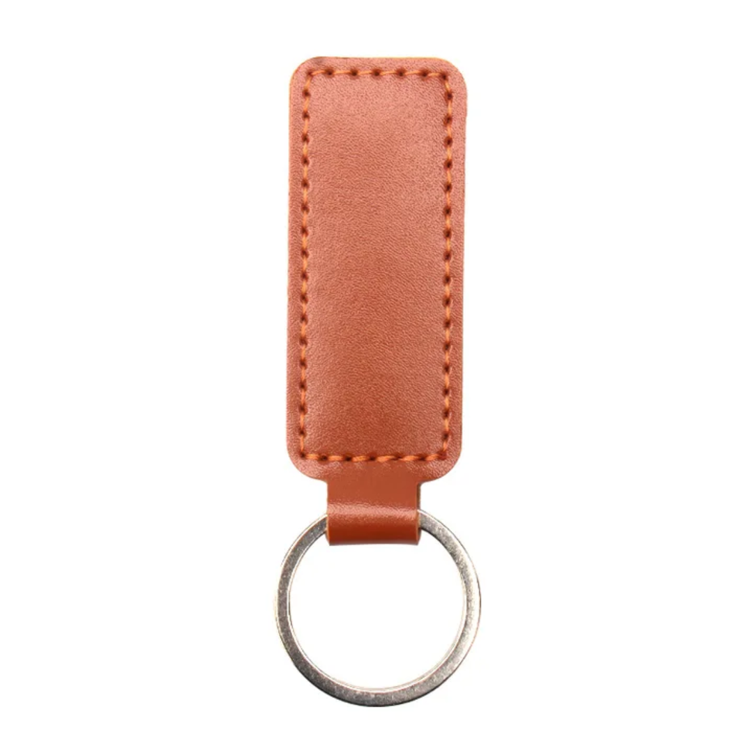 PORTE CLÉ CARRÉ MARRON