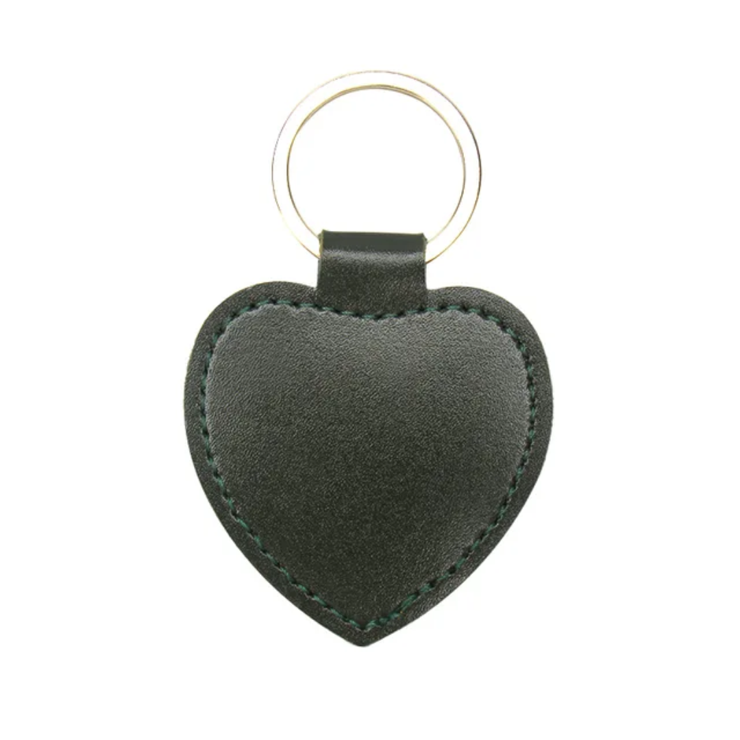 PORTE CLÉ COEUR VERT