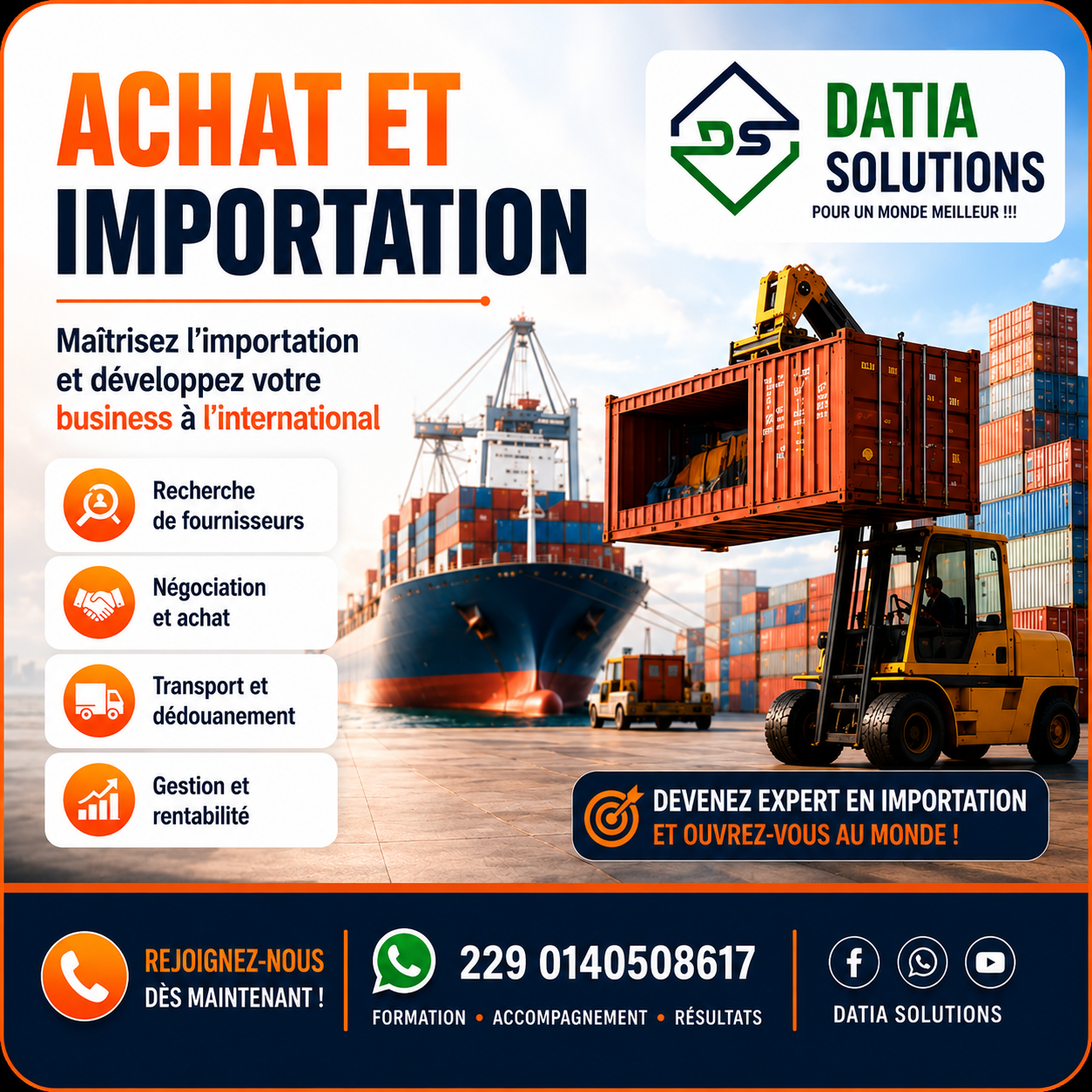 Formation en Importation de la chine, turkey, etc vers l'Afrique_0