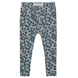 Minoti Girls Leggings | Grey Leopard  