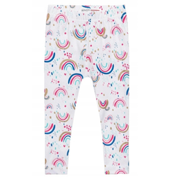 Minoti White Rainbow Leggings 