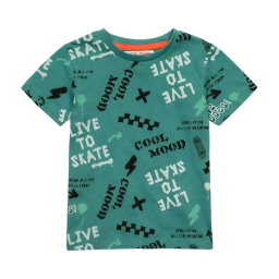 Boys Minoti Green Skate T-Shirt