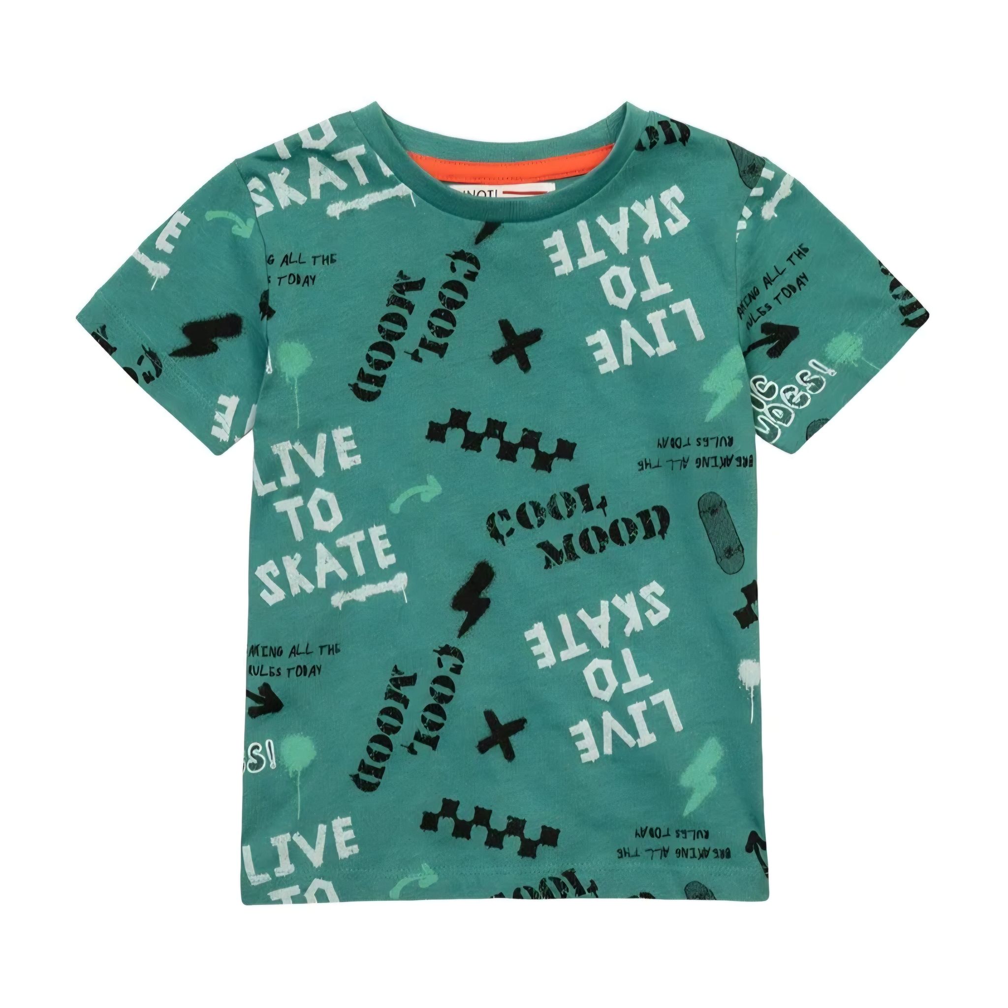 Boys Minoti Green Skate T-Shirt