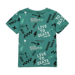 Boys Minoti Green Skate T-Shirt