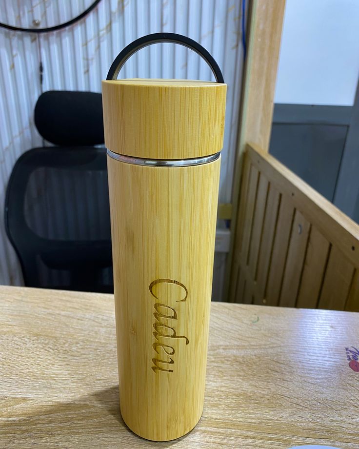 Wooden flasks 