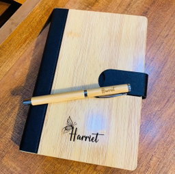 customized bamboo notebooks