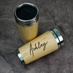 Wooden bamboo cups