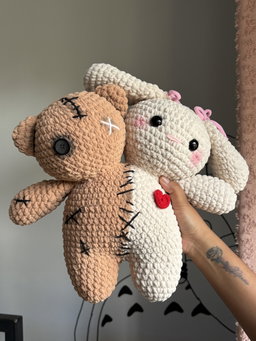 Two headed plushie