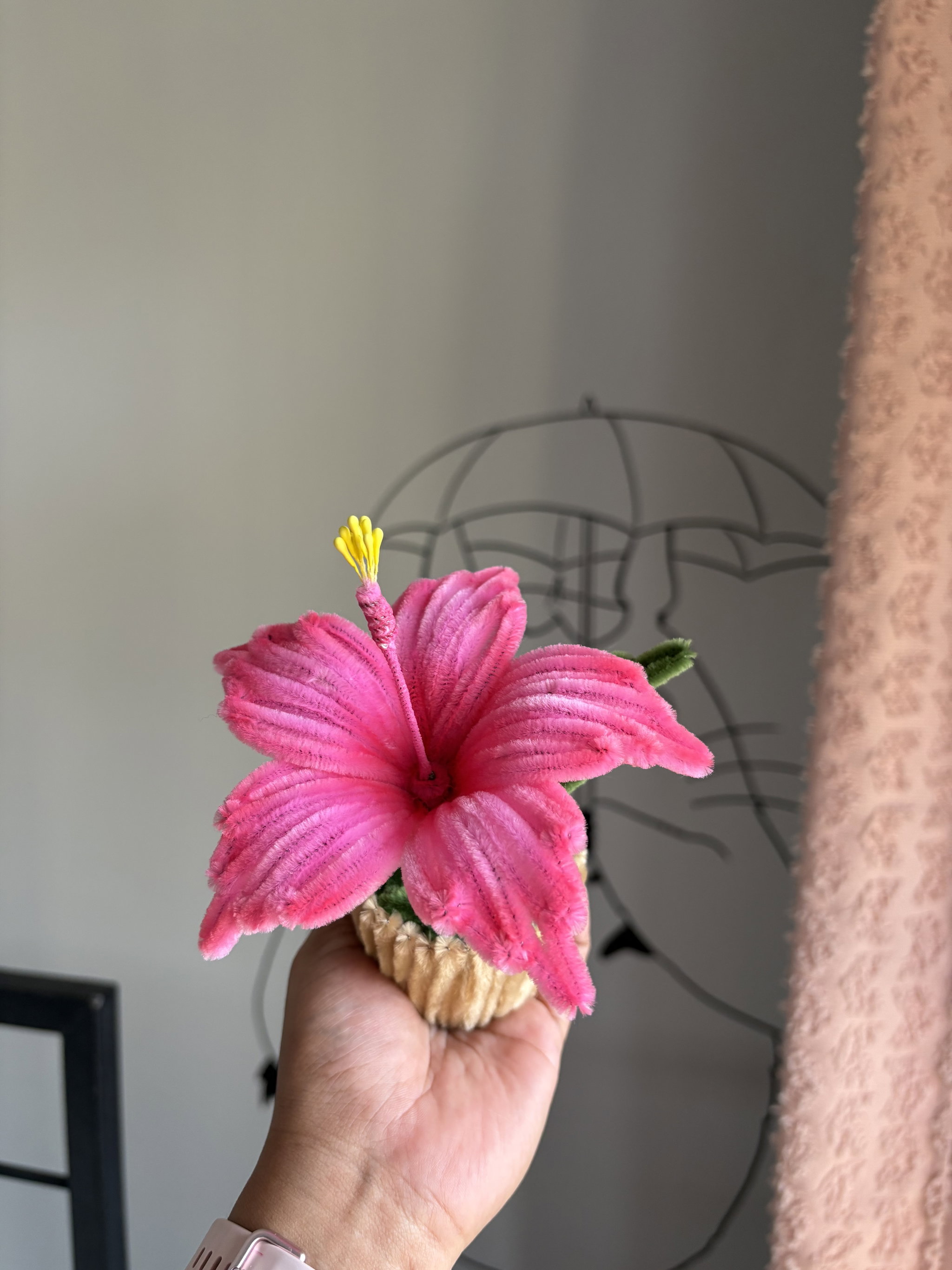 Hibiscus flower pot_3