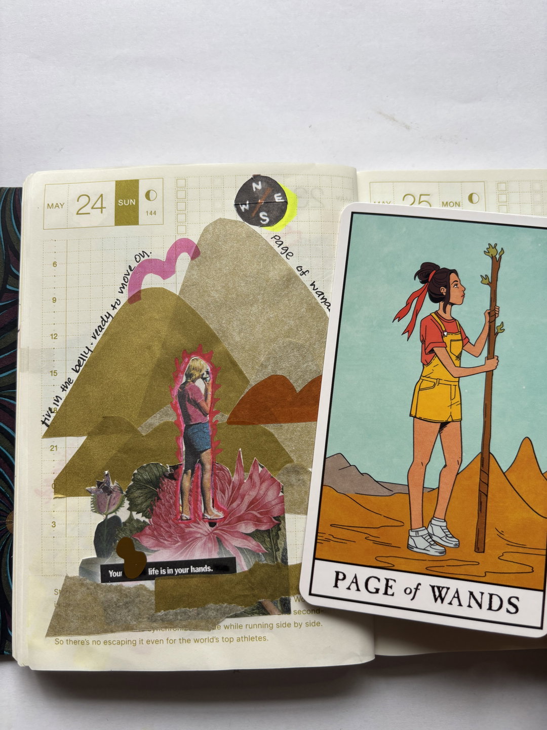 Tarot collage