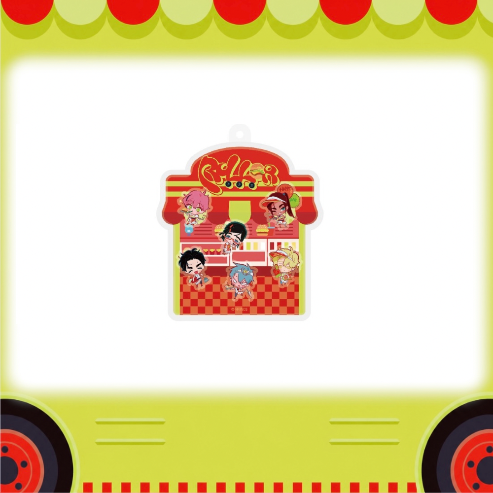 Alien stage Roller Star Series - Acrylic Shaker Keyring_0